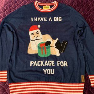 Santa's Package Ugly Christmas Sweater